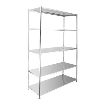 3 Tiers 80cm Height Stainless Steel Kitchen Microwave Oven Storage Rack Multilayer Organizer for Cookware - Cosy Abode