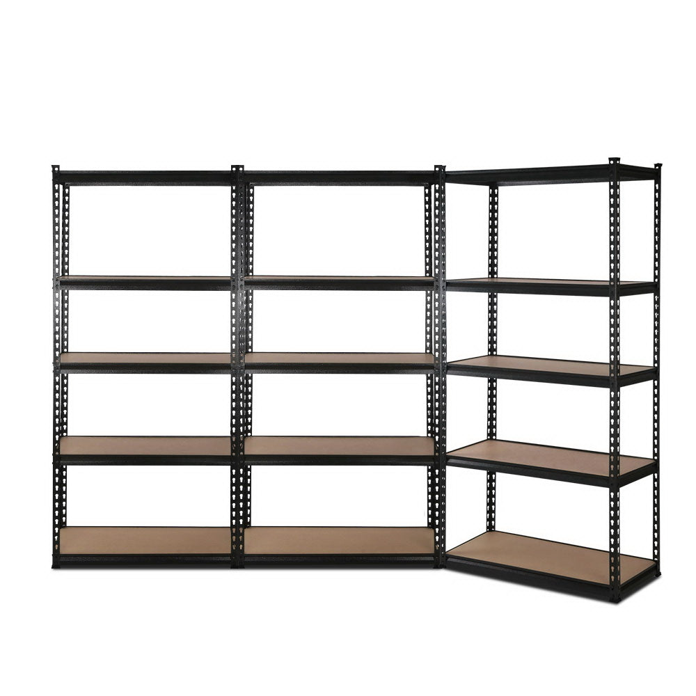 3x1.5M Warehouse Shelving Racking Storage Garage Steel Metal Shelves Rack - Cosy Abode