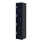 4-Door Vertical Locker for Office - Black - Cosy Abode