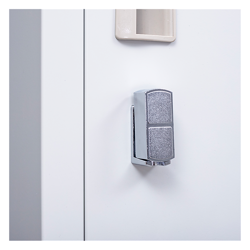 4-Door Vertical Locker for Office - Grey - Cosy Abode