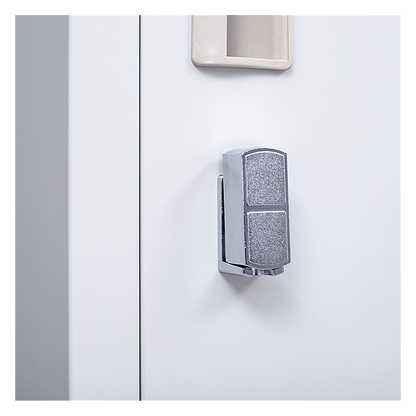 4-Door Vertical Locker for Office - Grey - Cosy Abode