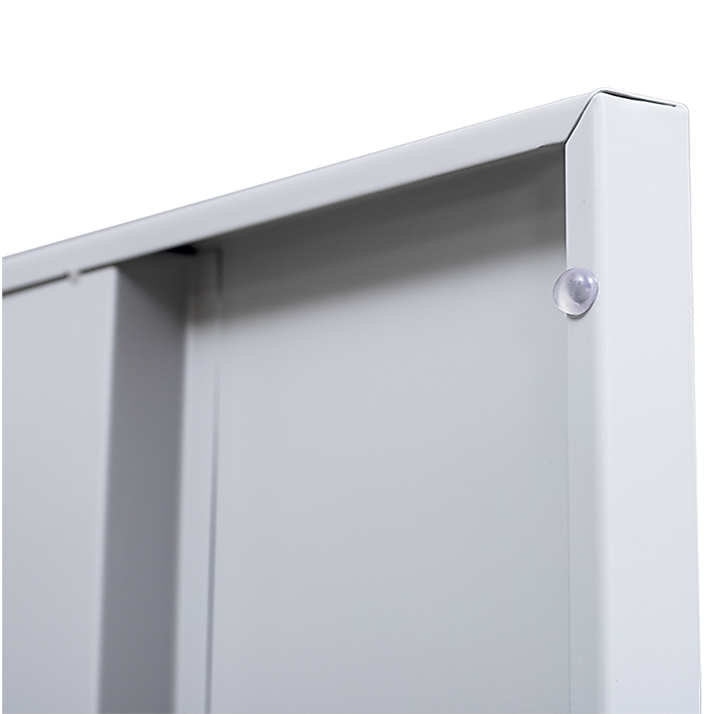 4-Door Vertical Locker for Office - Grey - Cosy Abode