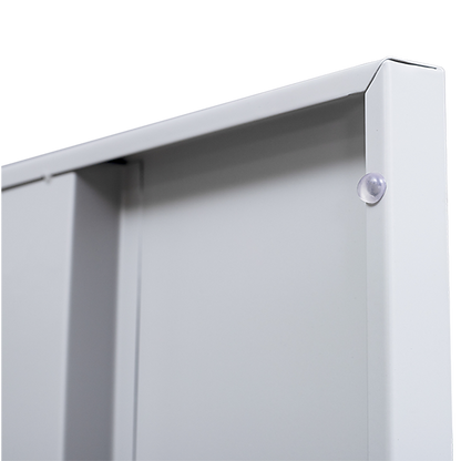 4-Door Vertical Locker for Office - Grey - Cosy Abode