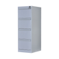 4-Drawer Shelf Office Filing Cabinet - Light Grey - Cosy Abode