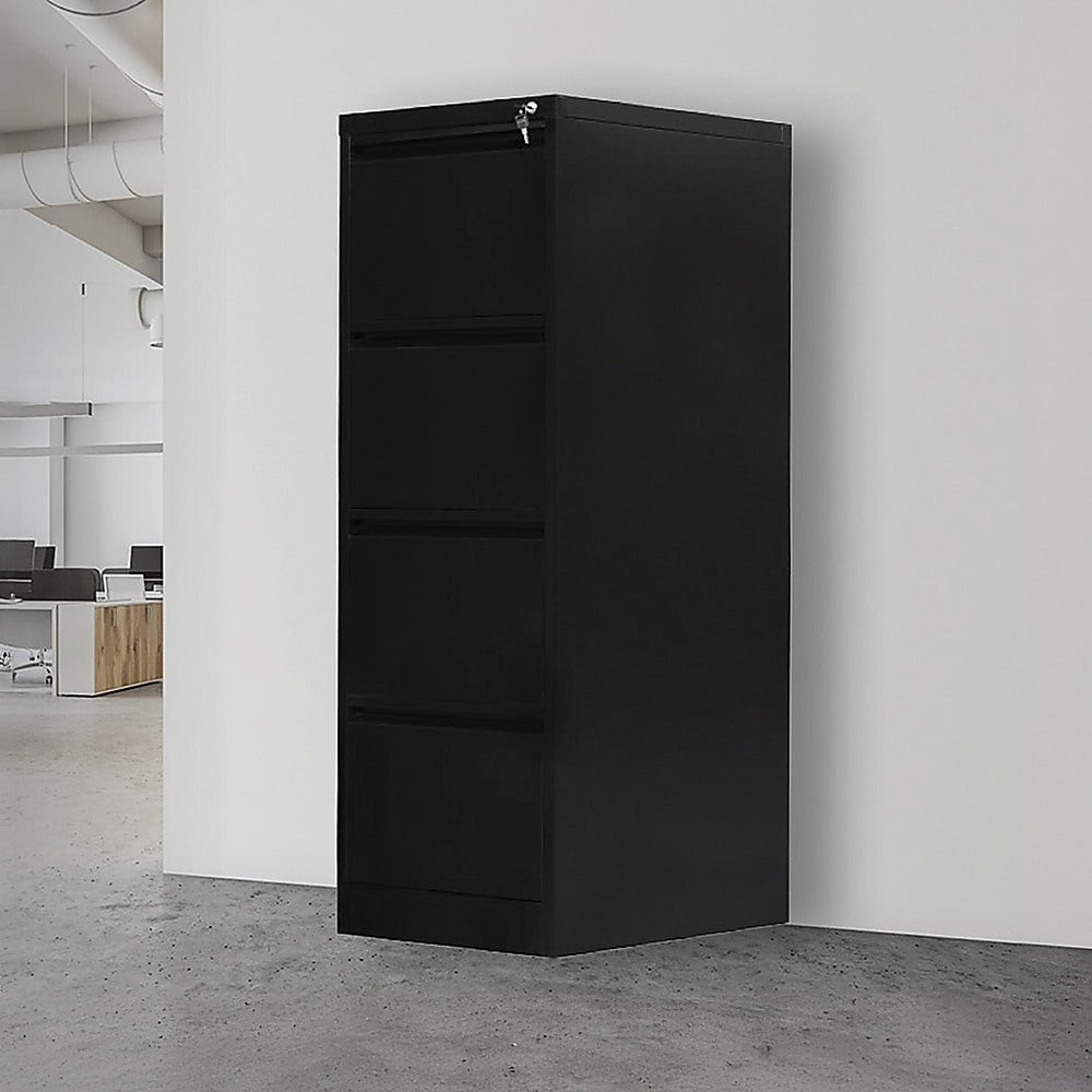 4-Drawer Shelf Office Gym Filing Storage Locker Cabinet - Cosy Abode