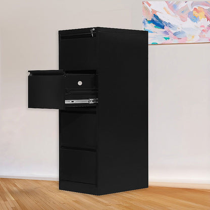 4-Drawer Shelf Office Gym Filing Storage Locker Cabinet - Cosy Abode