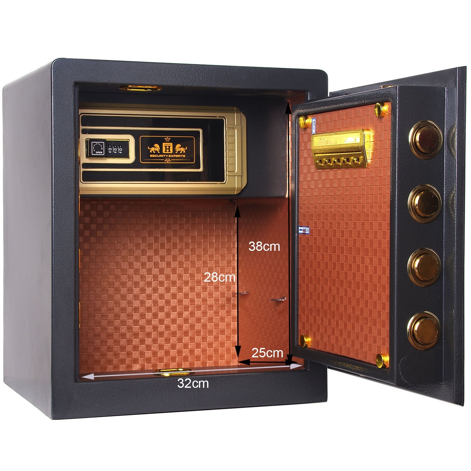 45cm Large Digital Electronic Safe Deposit Safe Security Box Office Home Cash Jewelry - Cosy Abode