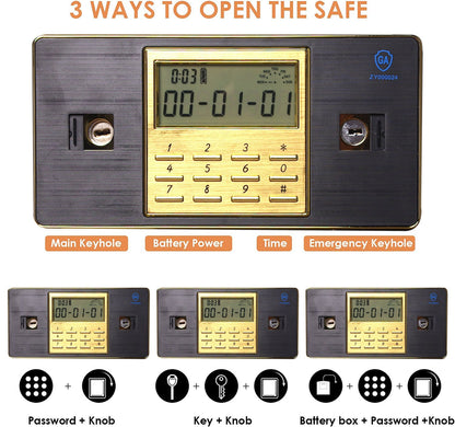 45cm Large Digital Electronic Safe Deposit Safe Security Box Office Home Cash Jewelry - Cosy Abode
