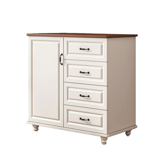 4 Chest of Drawers Storage Cabinet Tower Dresser Tallboy Drawer with Door Condition: Brand New - Cosy Abode