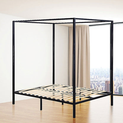 4 Four Poster Double Bed Frame - Cosy Abode