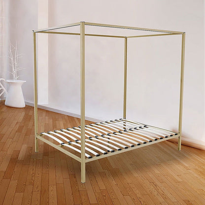 4 Four Poster Queen Bed Frame - Cosy Abode