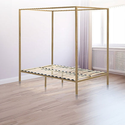 4 Four Poster Queen Bed Frame - Cosy Abode