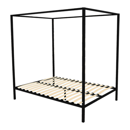 4 Four Poster Queen Bed Frame - Cosy Abode