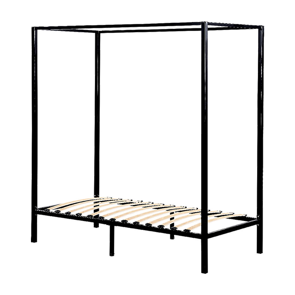 4 Four Poster Single Bed Frame - Cosy Abode