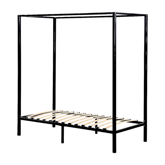 4 Four Poster Single Bed Frame - Cosy Abode