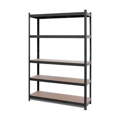 5-Tier Garage Shelving Warehouse Rack 1.8M x 1.2M Racking Storage shelves 1000Kg - Cosy Abode