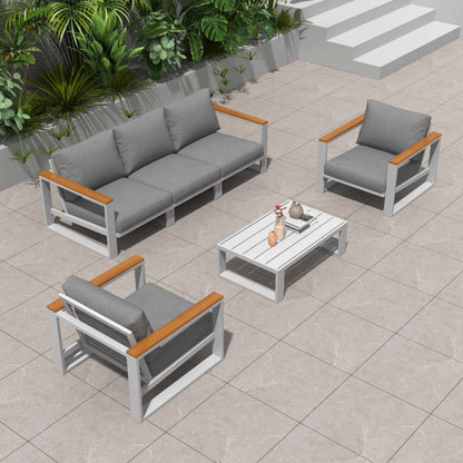 5 Seater Grandeur Lounge Suite – Charcoal Grey - Cosy Abode