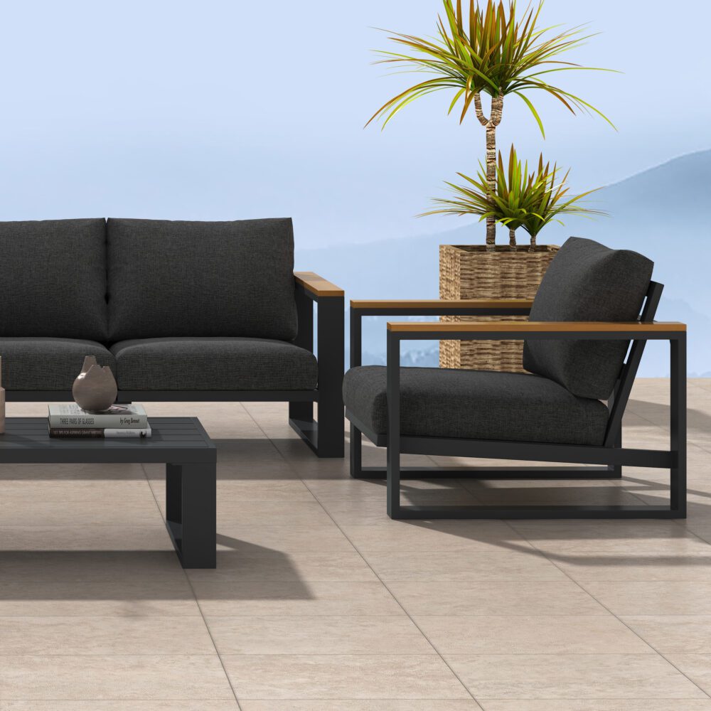 5 Seater Grandeur Lounge Suite – White - Cosy Abode