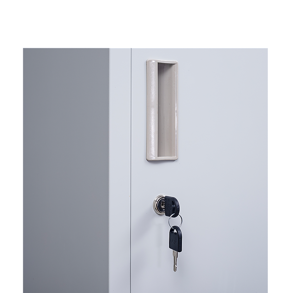 6-Door Locker for Office - Grey - Cosy Abode