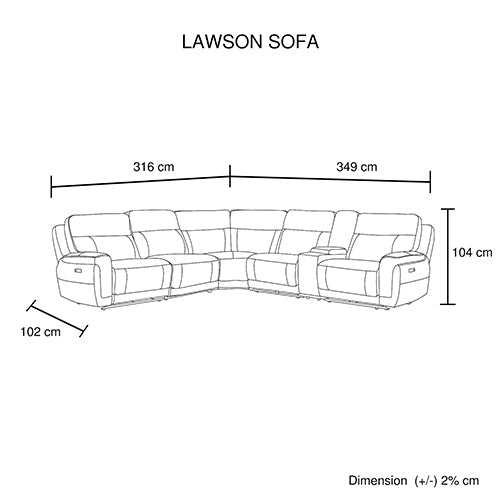 6 Seater Corner Sofa with Genuine Leather Black Armless Recliners Straight Console Lounge Set for Living Room - Cosy Abode