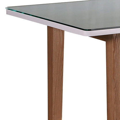 7 Piece Galaxy Dining Suite Table with 6 Chairs - Timber & Grey - Cosy Abode