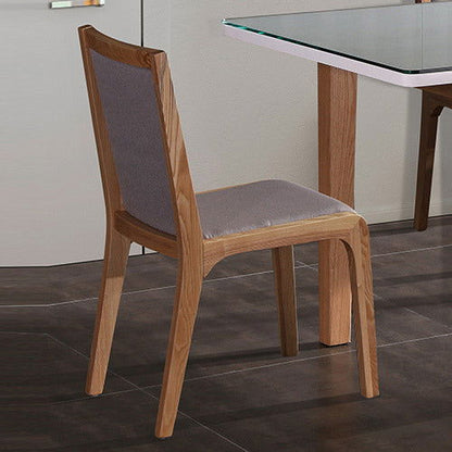 7 Piece Galaxy Dining Suite Table with 6 Chairs - Timber & Grey - Cosy Abode
