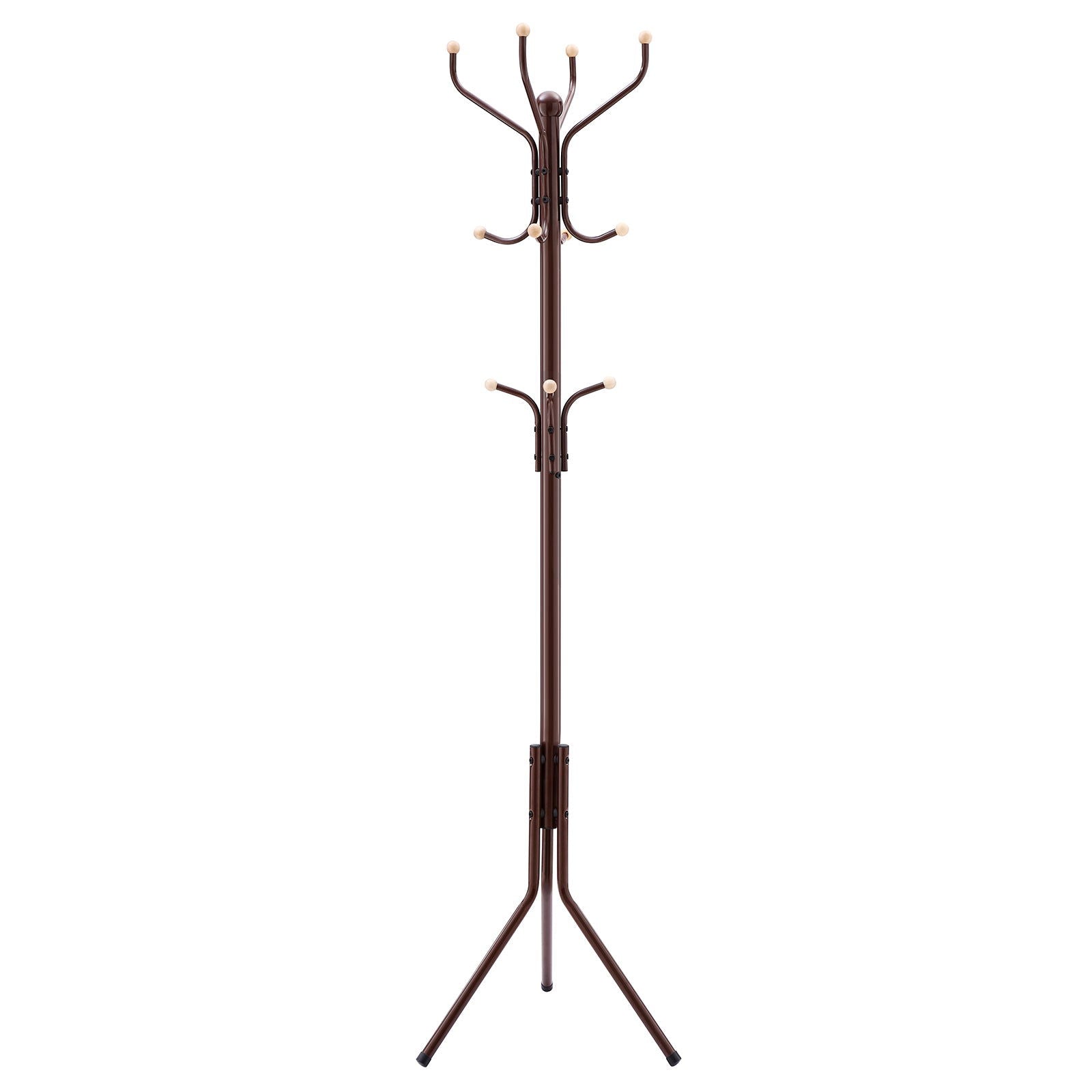 8 Hook Coat Rack Freestanding Tree - Cosy Abode