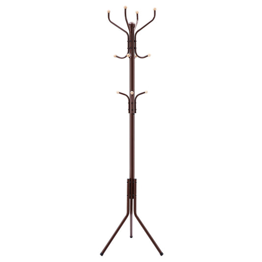 8 Hook Coat Rack Freestanding Tree - Cosy Abode