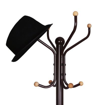 8 Hook Coat Rack Freestanding Tree - Cosy Abode