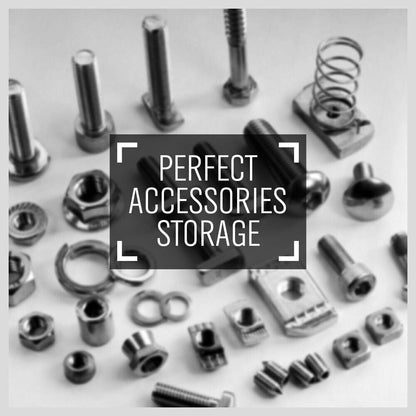 92-Piece Bin Mobile Garage Storage Bin Rack Heavy-Duty Tool Organizer with Swivel Wheels - Cosy Abode