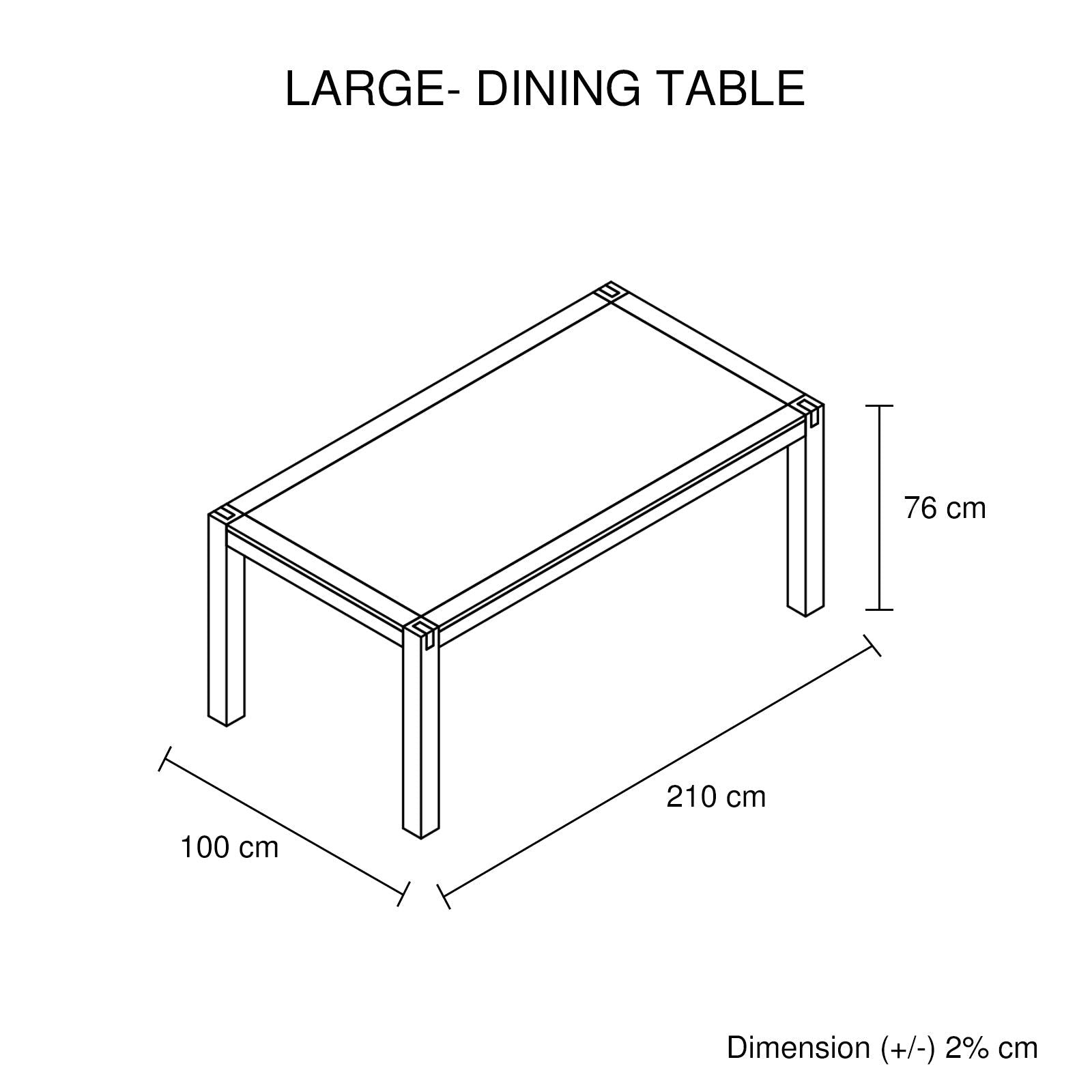 9 Pieces Dining Suite 210cm Large Size Dining Table & 8X Chairs with Solid Acacia Wooden Base in Oak Colour - Cosy Abode