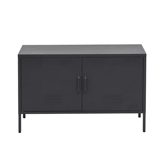ArtissIn Buffet Sideboard Metal Cabinet - BASE Charcoal - Cosy Abode