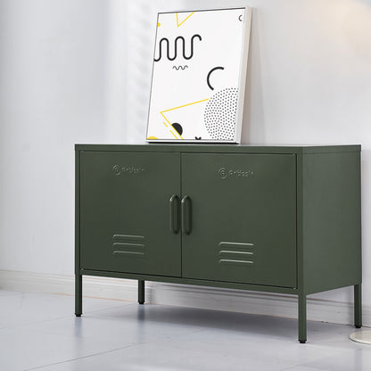 ArtissIn Buffet Sideboard Metal Cabinet - BASE Green - Cosy Abode
