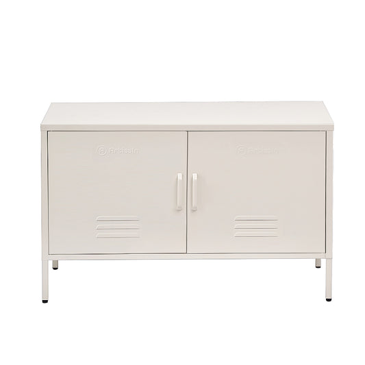 ArtissIn Buffet Sideboard Metal Cabinet - BASE White - Cosy Abode