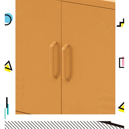 ArtissIn Buffet Sideboard Metal Cabinet - BASE Yellow - Cosy Abode