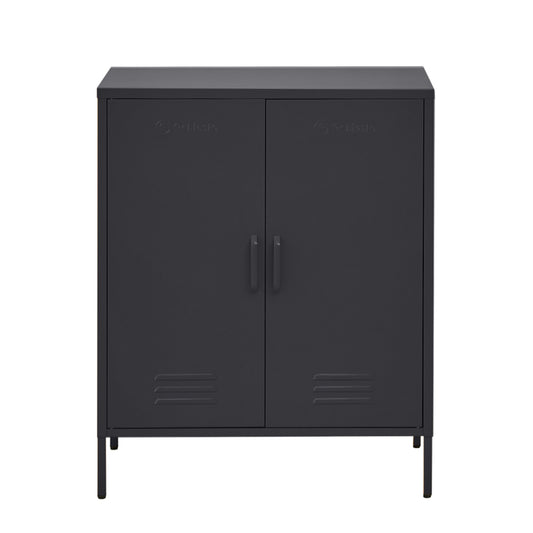 ArtissIn Buffet Sideboard Metal Cabinet - SWEETHEART Charcoal - Cosy Abode