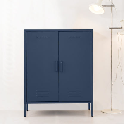 ArtissIn Buffet Sideboard Metal Cabinet - SWEETHEART Blue - Cosy Abode