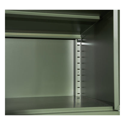 ArtissIn Buffet Sideboard Metal Cabinet - DOUBLE Green - Cosy Abode