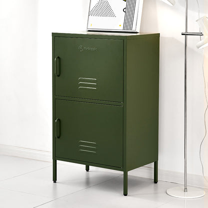 ArtissIn Buffet Sideboard Metal Cabinet - DOUBLE Green - Cosy Abode