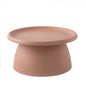 Artiss Coffee Table Round 71CM Plastic Pink - Cosy Abode
