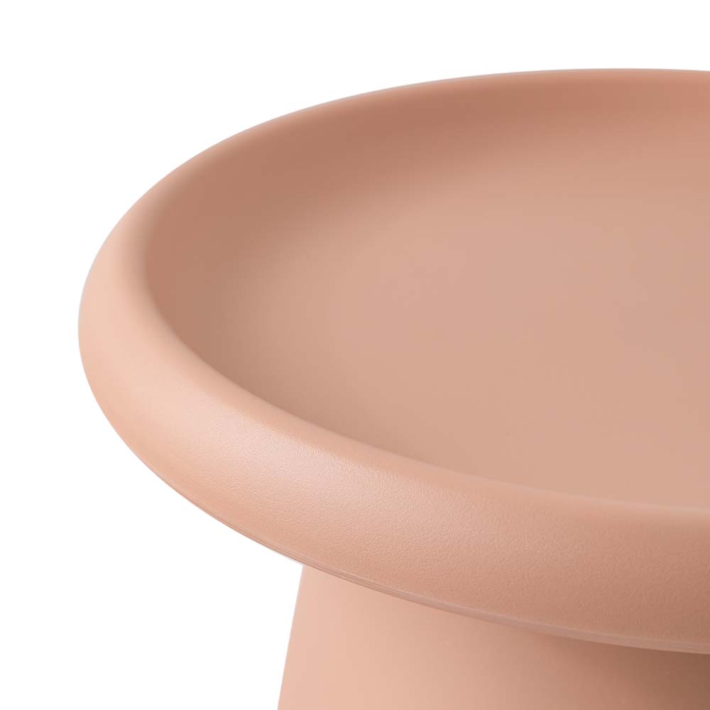 ArtissIn Coffee Table Round 52CM Plastic Pink - Cosy Abode