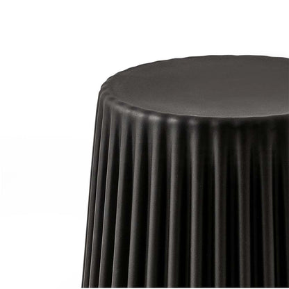 ArtissIn 2x Bar Stools Cupcake Plastic Foot Stool Black - Cosy Abode