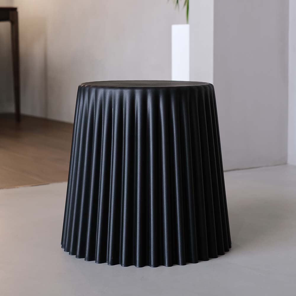 ArtissIn 2x Bar Stools Cupcake Plastic Foot Stool Black - Cosy Abode