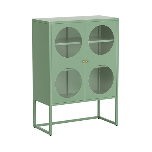 ArtissIn Buffet Sideboard Metal Cabinet - ELLA Green - Cosy Abode