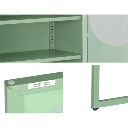 ArtissIn Buffet Sideboard Metal Cabinet - ELLA Green - Cosy Abode