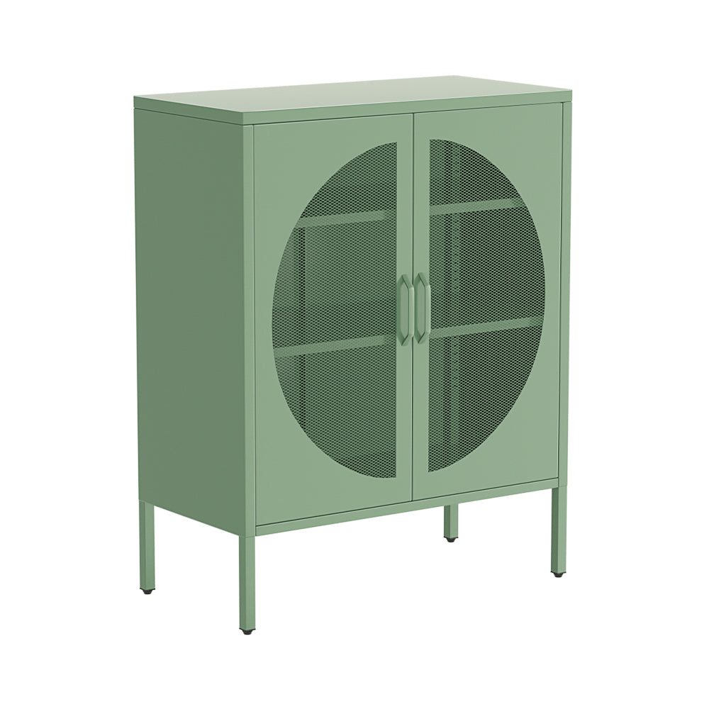 ArtissIn Buffet Sideboard Metal Cabinet - ELSA Green - Cosy Abode