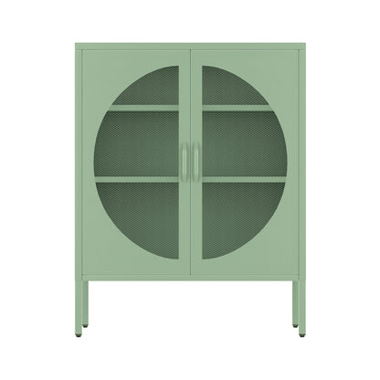 ArtissIn Buffet Sideboard Metal Cabinet - ELSA Green - Cosy Abode