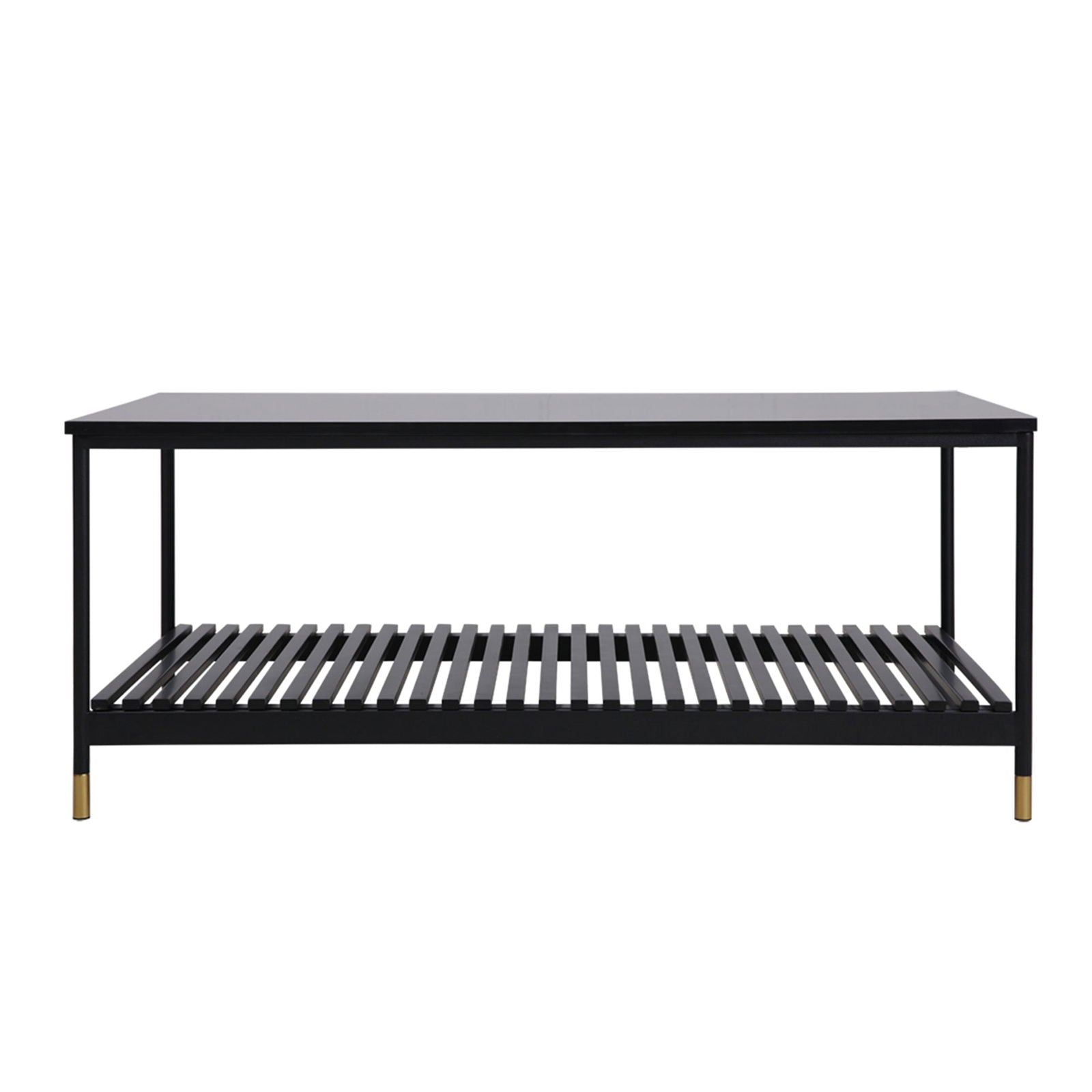 ALCONA Coffee Table In Matte Black - Cosy Abode