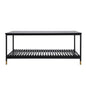 ALCONA Coffee Table In Matte Black - Cosy Abode