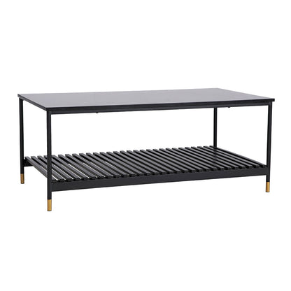 ALCONA Coffee Table In Matte Black - Cosy Abode